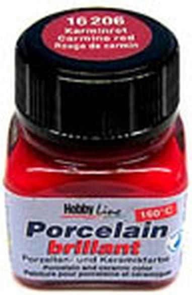 Actual product image Kreul Glass & Porcelain Classic, porcelain and glass paint (Crimson, 20 ml)