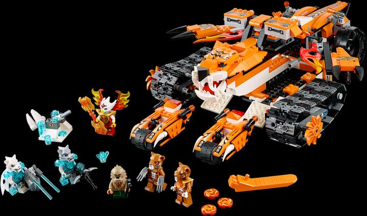 Actual product image LEGO Legends of Chima Tiger’s Mobile Command (70224)