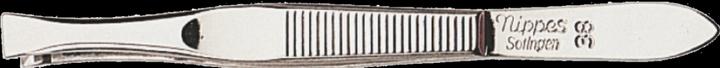 Actual product image Nippes Tweezers, straight, nickel-plated, 38