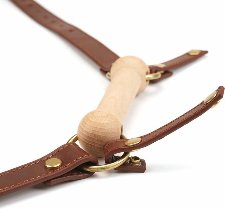 Produktbild Liebe Seele Leder Blinders mit Knebel
