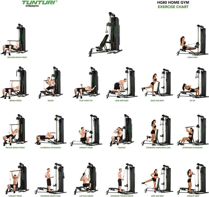 Image du produit Tunturi Kraftstation HG80 - platzsparend