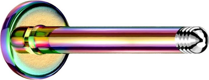 Image du produit Star Piercing Bâton de labret coloré (Acier chirurgical 316L, sans laiton)