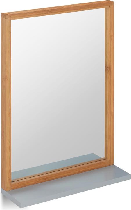 Actual product image Relaxdays Wall Mirror with Shelf (38 x 12 x 54.5 cm)