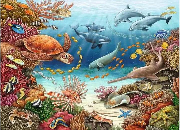 Image du produit Ravensburger Créatures marines sur le récif corallien (150 pièces)