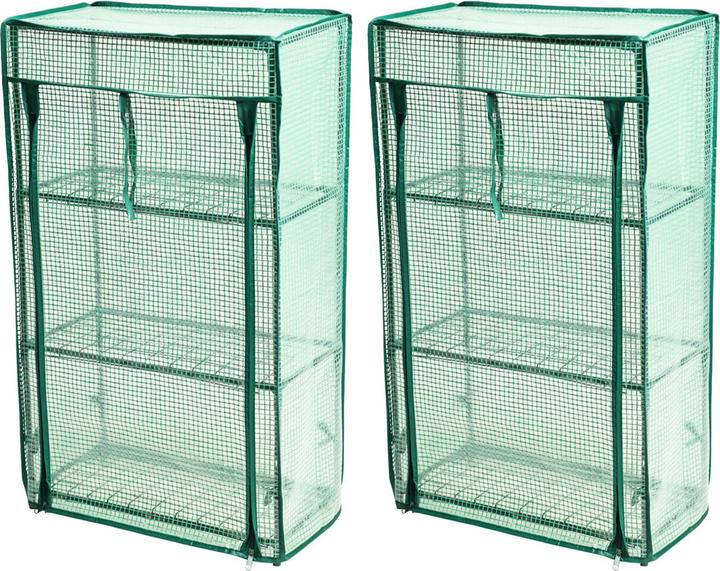 Actual product image ProGarden 2er-Set Mini Gewächshaus, 42 x 80 x 24 cm