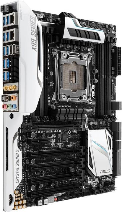 Actual product image ASUS X99 Deluxe (LGA 2011-v3, Intel X99, ATX)