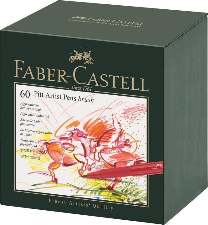 Actual product image Faber-Castell Pitt Artist (Multicoloured, 60 x)