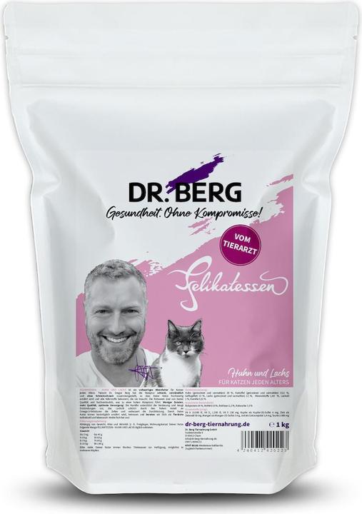 Actual product image Dr. Berg Dry Food Felikatessen Chicken+Salmon, 1 kg (Adult, 1 pcs., 1043 g)