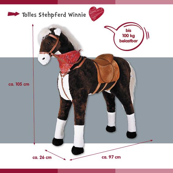 Immagine prodotto Knorrtoys Cavallo in piedi XXL "Winnie