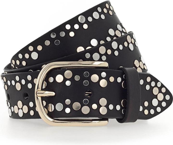 Actual product image Vanzetti Studded leather belt (75)