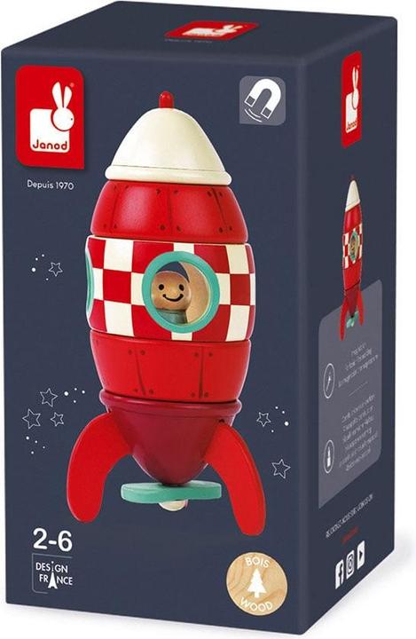 Produktbild Janod Magnetbausatz Rakete