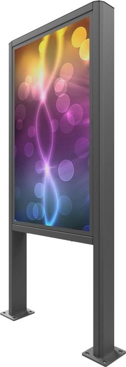 Produktbild edbak TV bracket | Floor stand | POK101 | 55 " | Maximum weight (capacity) 80 kg | Black