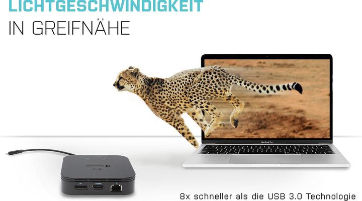 Image du produit i-tec Tb3traveldockpd (Thunderbolt, 4 Ports)