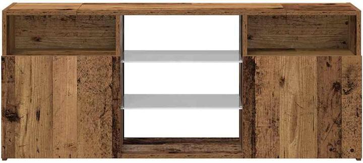 Immagine prodotto VidaXL TV-Schrank mit LED-Leuchten Altholz-Optik 120x30x50 cm TV-Möbel (120 x 30 x 50 cm)