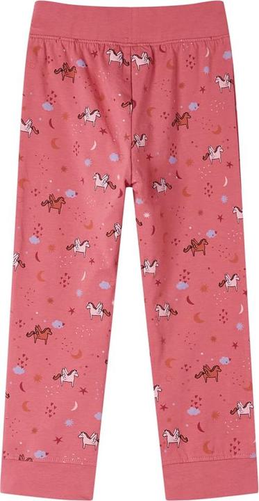 Image du produit VidaXL Pyjama pour enfant manches longues rose foncé 140,Matériau : 95 (140)