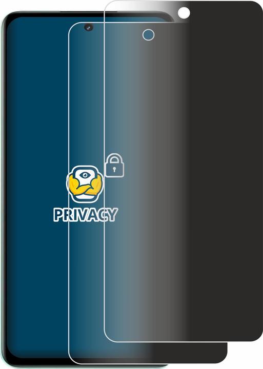 Produktbild BROTECT Sichtschutzfolie Anti-Spy Privacy Folie Blaulicht-Schutz (2 Stück, Realme C67 4G)