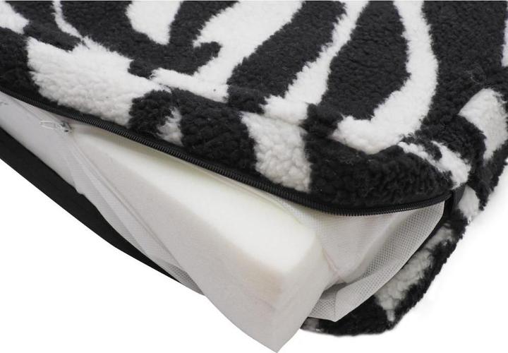 Immagine prodotto Nordic Paws - Zebra Comfort Dogbed - Zebra Pattern - M 60 x 52 x 20 cm (Cane)