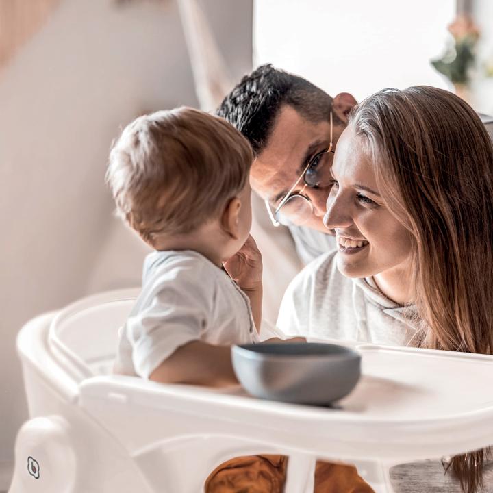 Actual product image BabyGo High chair Levels white wood optic (Highchair)