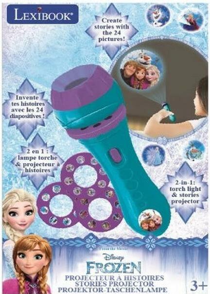 Image du produit Lexibook Projecteur et lampe de poche Disney Frozen Story (Allemand, Anglais, Français, Italien)