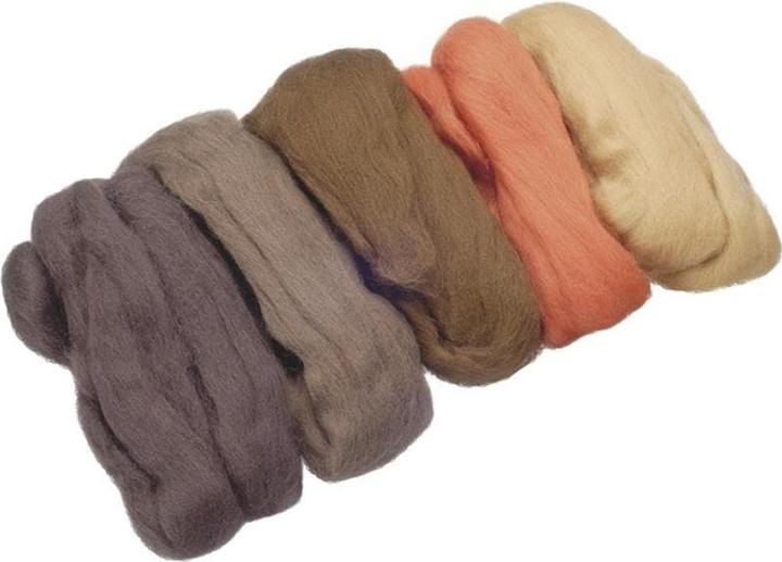 Beige, Dunkelbraun, Hellbraun, Mocca, Orange