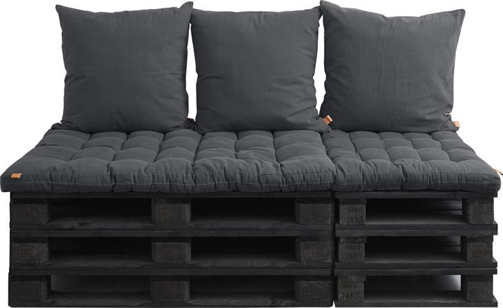 Produktbild Schou Palettenkissen GABRIEL, black 120x80x12cm (120 x 80 x 12 cm)