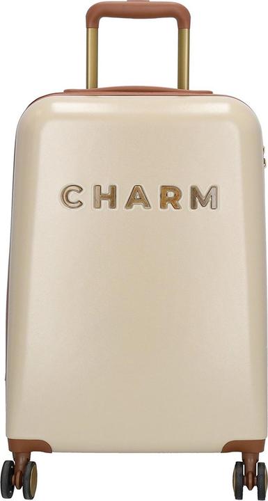 Actual product image Charm Castillo London Nice Travel Handbagage Koffer - 55 cm - 35 Liter - TSA Slot - Beige (35 l, Hand luggage (up to 50 litres))