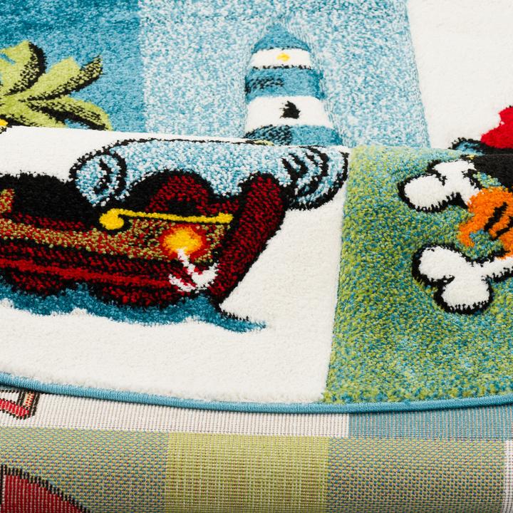 Produktbild Pergamon Kinder Teppich Maui Kids Pirat Rund (Ø 120 cm)