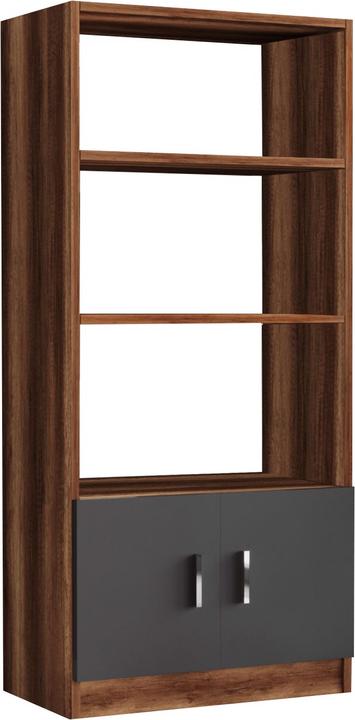 Walnut and anthracite