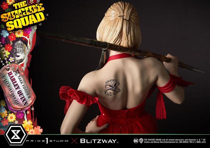 Image du produit Prime 1 Studio The Suicide Squad statuette 1/3 Harley Quinn Bonus Version 71 cm