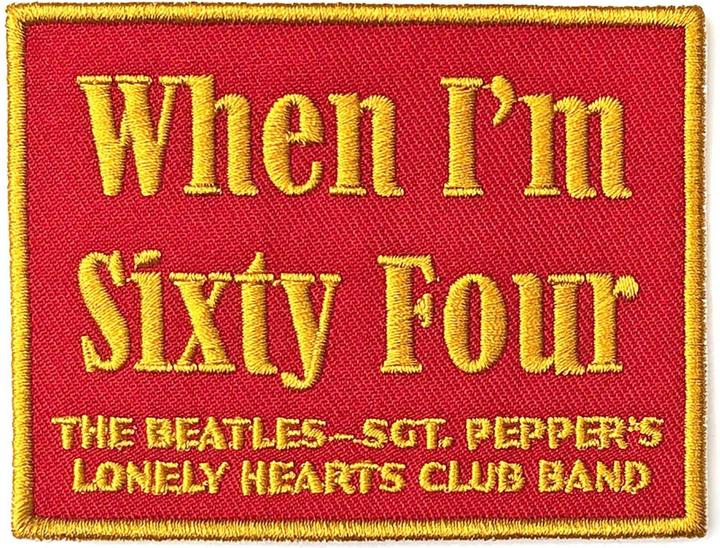 Produktbild The Beatles Patch When I'm Sixty Four (1 x)
