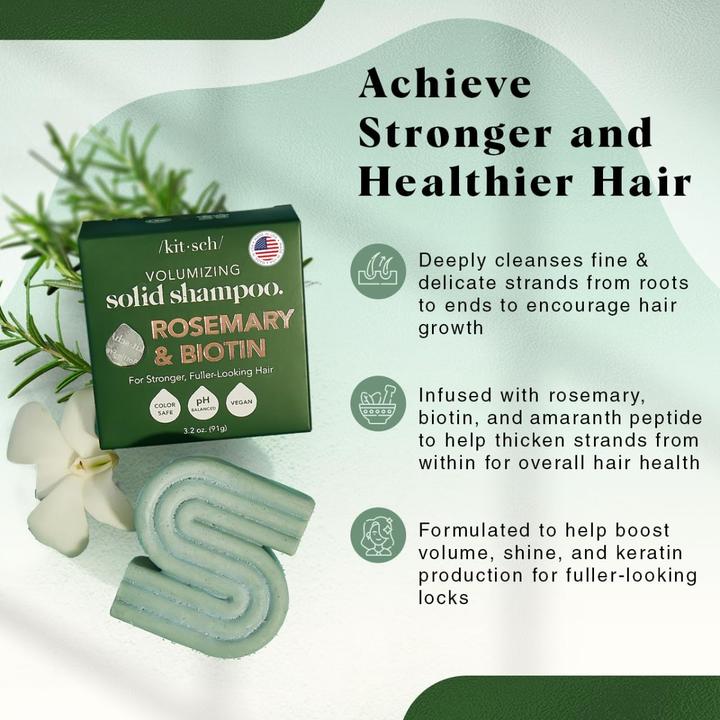 Produktbild Kitsch Rosmarin und Biotin (Festes Shampoo)