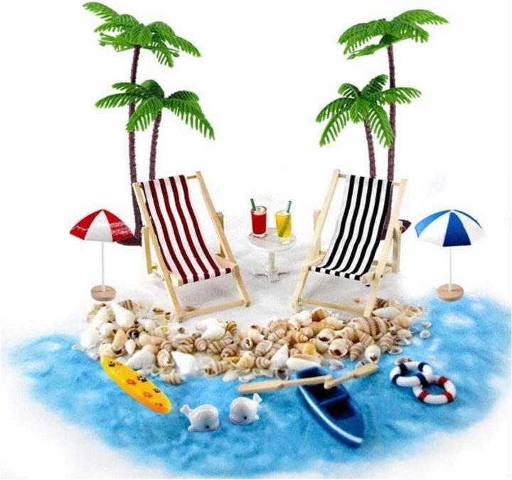 Immagine prodotto I Am Creative Accessori da spiaggia decorativi in miniatura