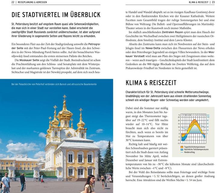 Actual product image on tour Reiseführer St. Petersburg (German, Wolfgang Rssig, 2019)