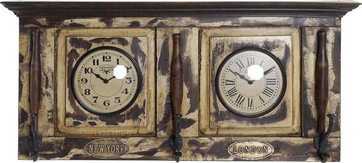 Immagine prodotto DKD Home Decor Wall Clock London Teak (81 x 15 x 37 cm)
