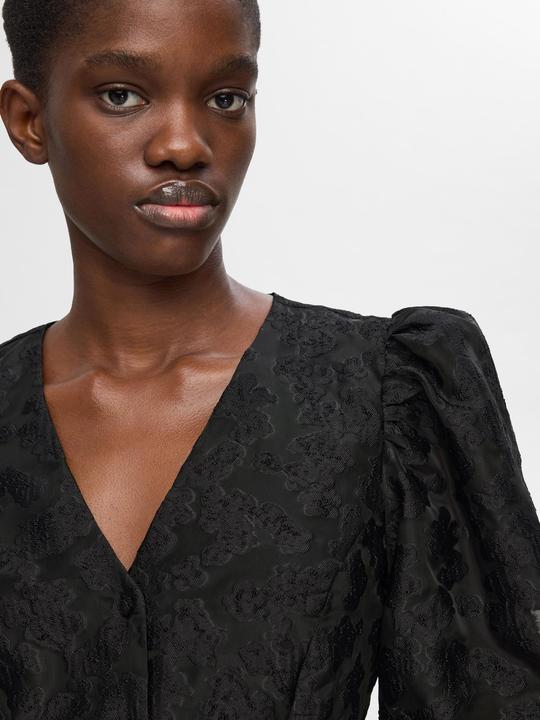 Produktbild Selected Femme Geblümtes Kleid mit Puffärmeln (40)