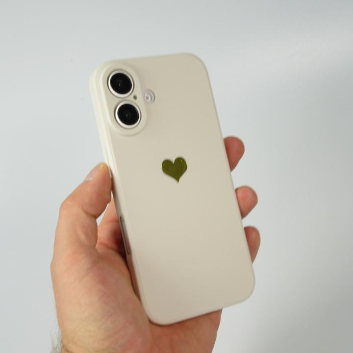 Immagine prodotto PhoneLook Cover Tappetino in silicone Cuore oro (Apple iPhone 16 Plus)