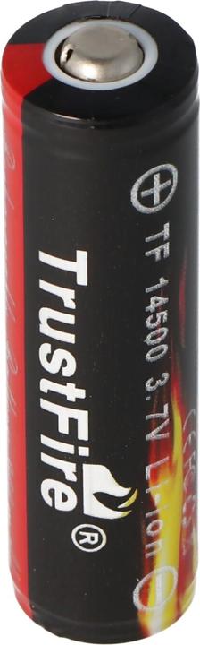 Actual product image Trustfire Battery 14500 protected Li-Ion cell (Flame) (1 pcs., 14500, 900 mAh)