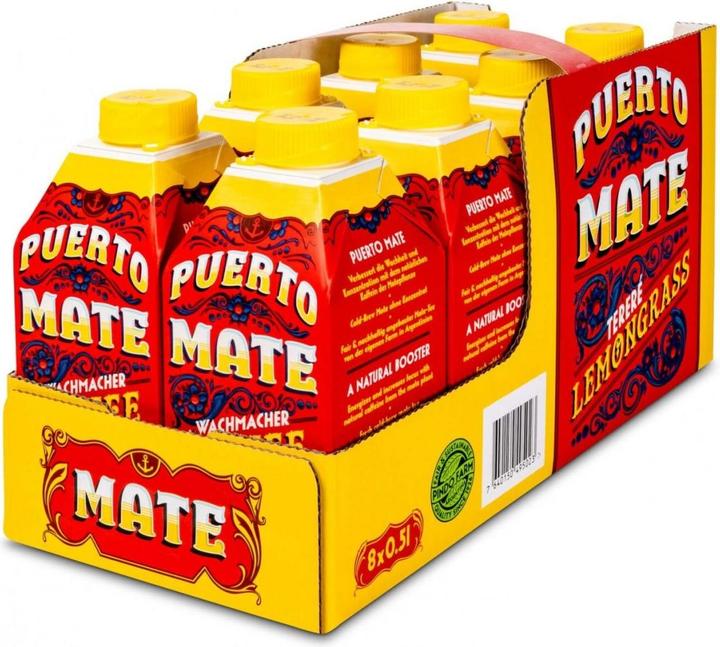 Image du produit Puerto Mate Maté et citronnelle (8 x 50 cl)