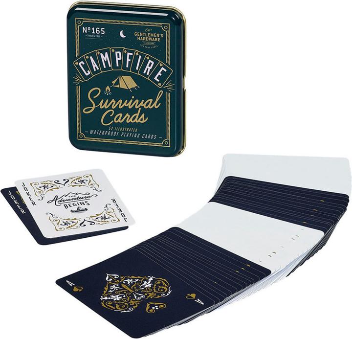 Immagine prodotto Gentlemen's Hardware Carte di sopravvivenza per il fuoco da campo Inglese (Inglese)