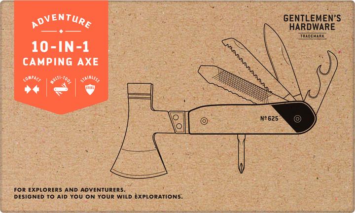 Image du produit Gentlemen's Hardware Axe Multi-Tool (10 Fonctions)