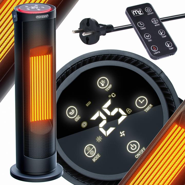 Actual product image Monzana Fan heater (2000 W)