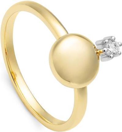 Actual product image Breuning RING - BRILL. 0,05 Ct. H/si (48, 585/14 K Gold)