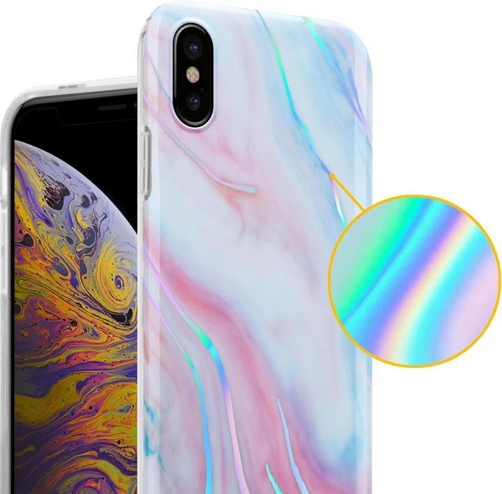 Produktbild Cadorabo IMD TPU Bunter Marmor Cover (Apple iPhone XS Max)
