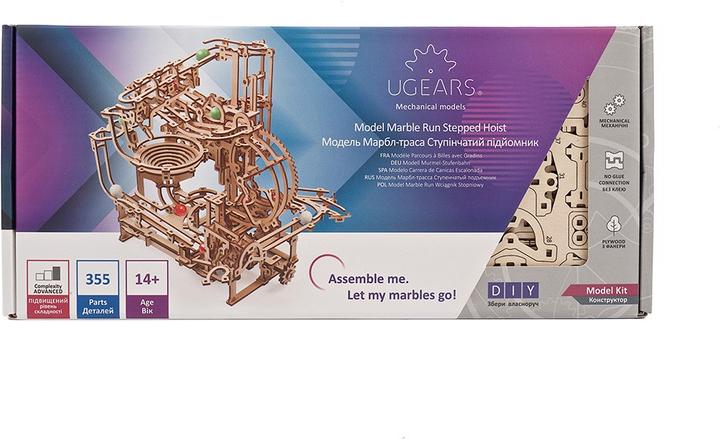 Produktbild Ugears Murmel-Stufenbahn