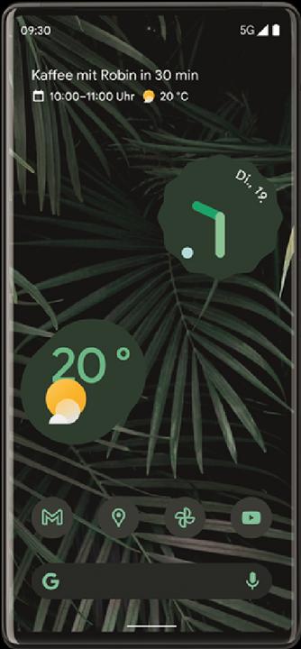 Produktbild Google Pixel 6 Pro (256 GB, Stormy Black, 6.70", SIM + eSIM, 50 Mpx, 5G)