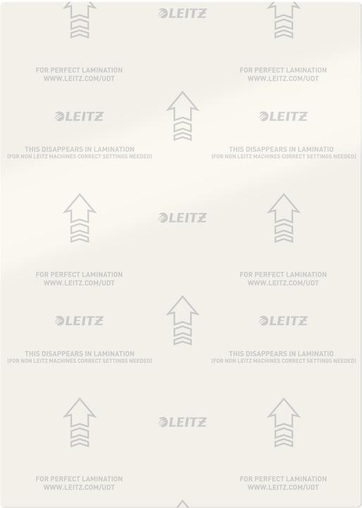 Actual product image Leitz Laminating foil (A4, 25 Piece, 80 µm)