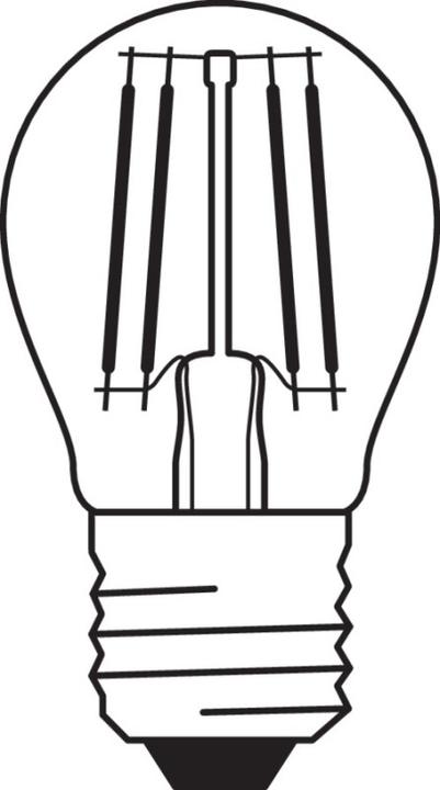 Produktbild Ledvance Smart+ Wifi Filament Mini Bulb (E27, 4 W, 470 lm, 1 x, E)