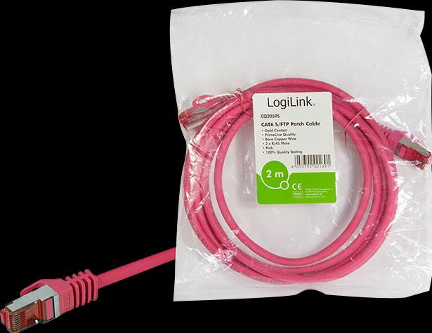 Produktbild LogiLink Netzwerkkabel (S/FTP, CAT6, 1 m)
