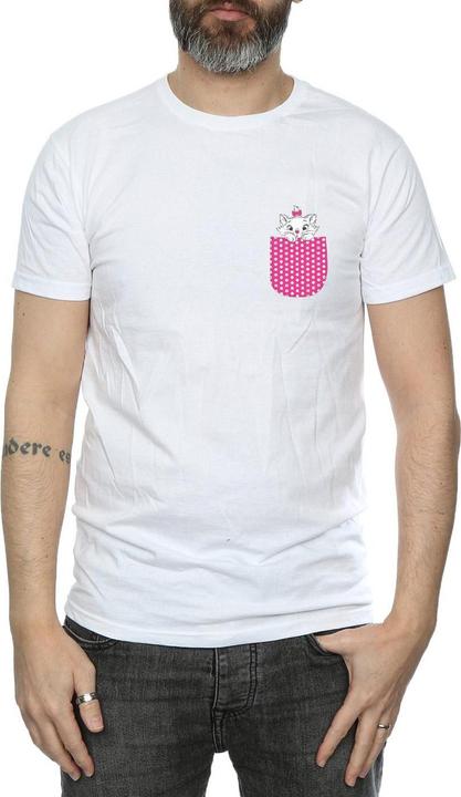 Actual product image Disney Mens Aristocats Marie Chest T-Shirt (S)