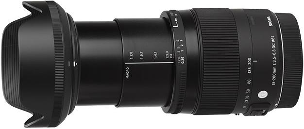 Actual product image Sigma 18-200mm f/3.5-6.3 DC OS HSM, Canon EF-S (Canon EF-S, APS-C / DX)